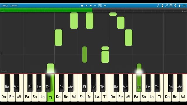 Гимн СССР на Synthesia