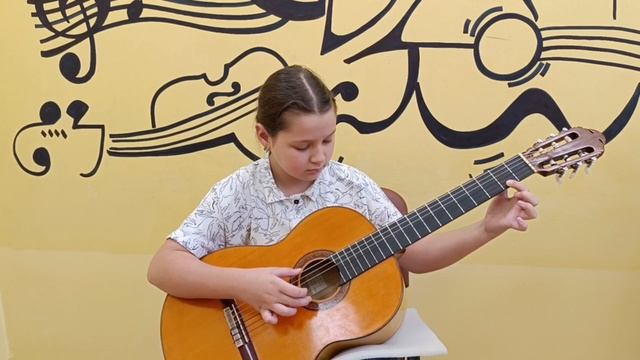 Протасенко Елизавета, 9 лет.  Л.Иванова "Листопад"