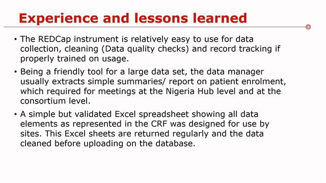 SickleInAfrica Database Workshop: Day 1, Session 9 - Prof Obiageli Nnodu
