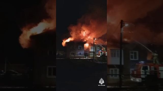 Женщина и ребенок погибли при пожаре в Башкирии