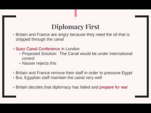 Video 4:  The Suez Crisis, 1956