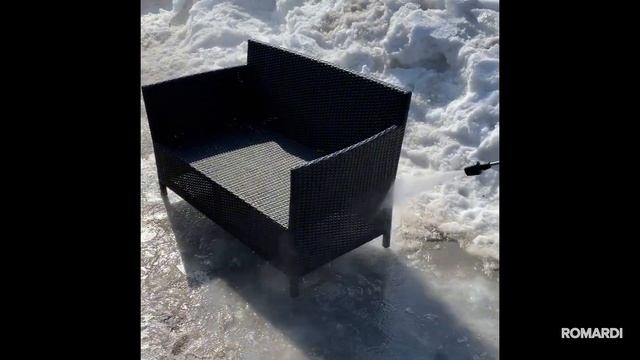 Плетеная мебель от фабрики Romardi.