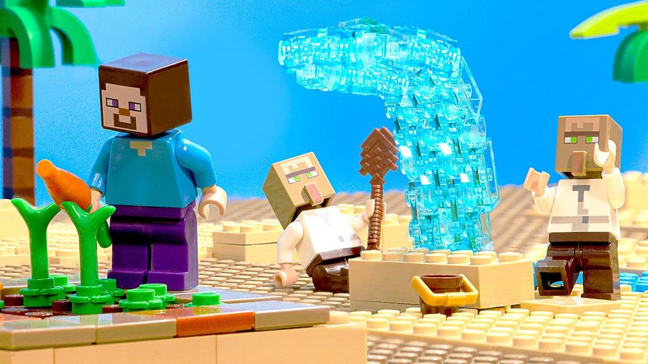 я выжил 100 дней в пустыне! LEGO