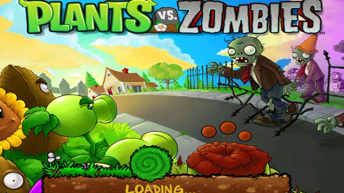 Plants vs. Zombies Ночь пятая бассейн у дома