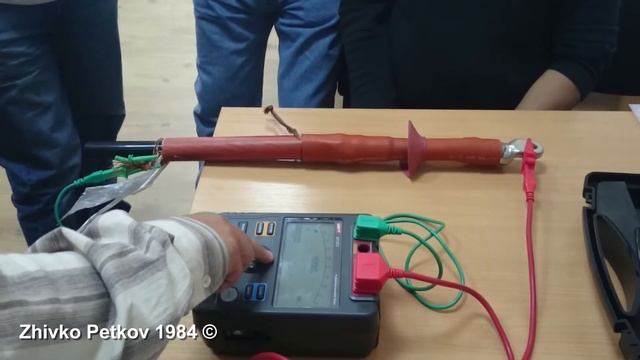 Тестване изолация на кабел в лаборатория HIGH VOLTAGE във ВВМУ-гр. Варна - 05.10.2015год.
