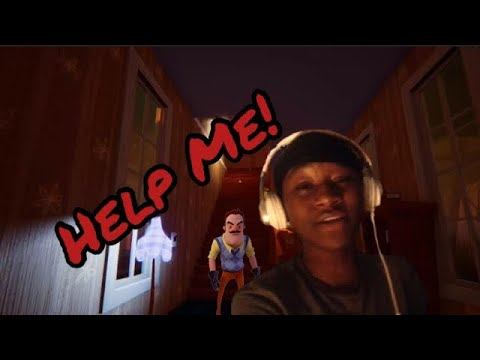 I tried saving his kids from the basement but.......(Hello neighbor)