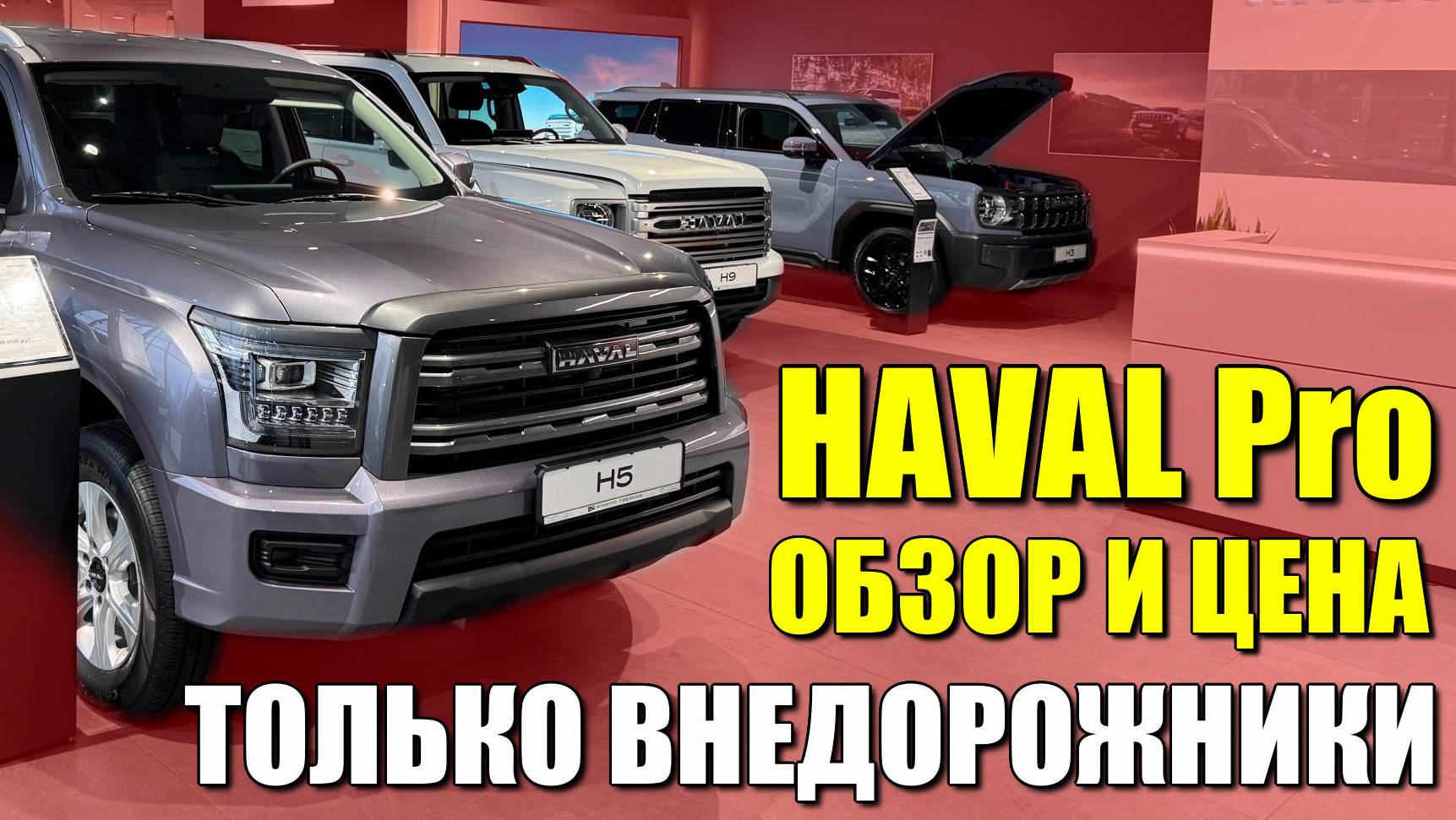 HAVAL PRO. Теперь только внедорожники H3, H5, H9. Обзор, цены, оцинковка.