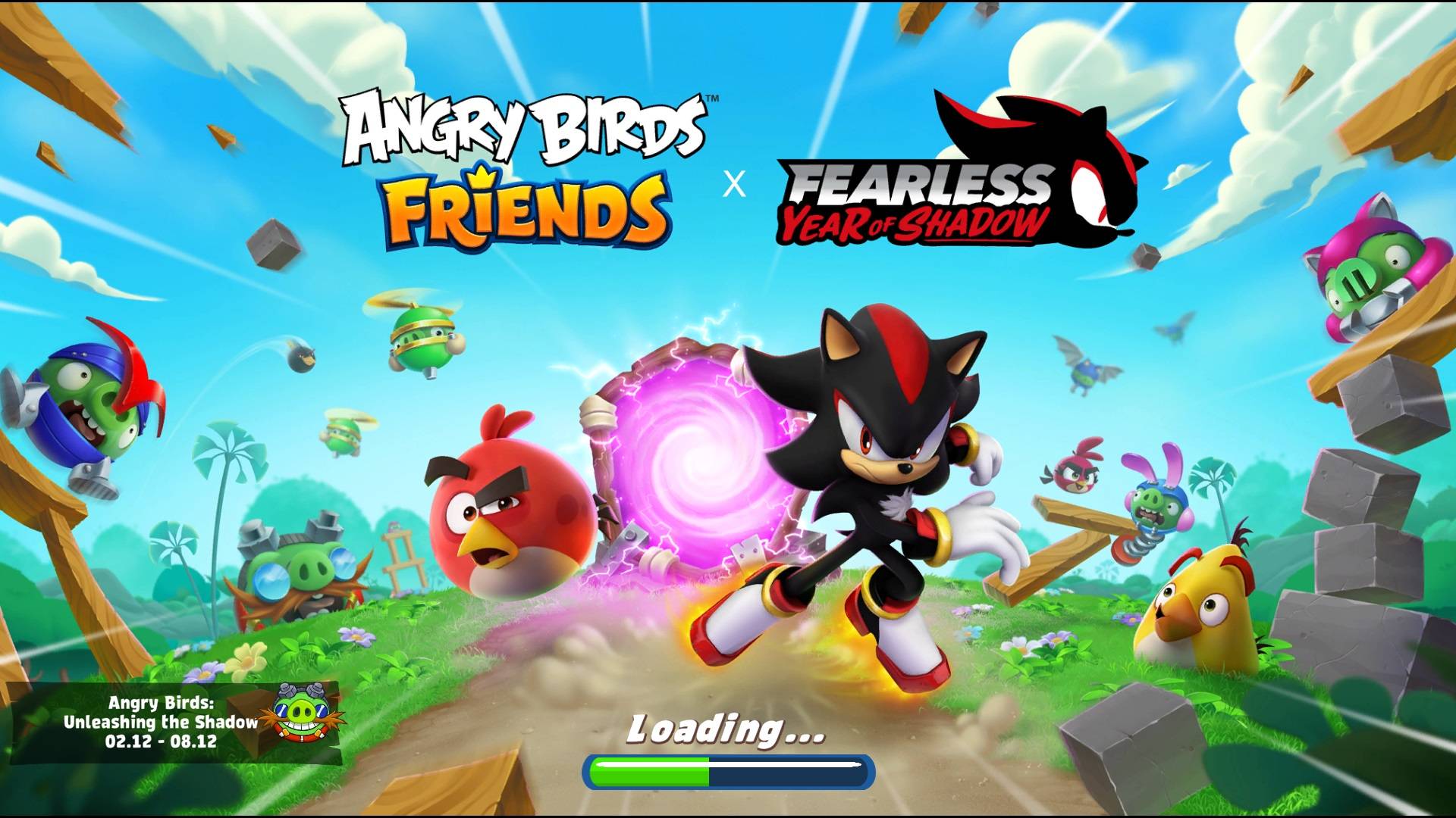 Angry Birds Friends. Unleashing the Shadow 2. 3 stars. Прохождение от SAFa