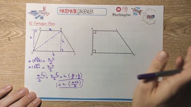 Eşkenar Dörtgen ve Yamuğun Alanı - 7. Sınıf Matematik (%100 Güncel Konu Anlatım)