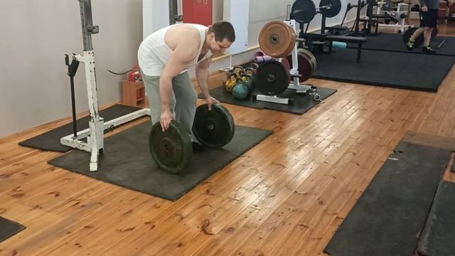 Подъём двух блинов по 50кг