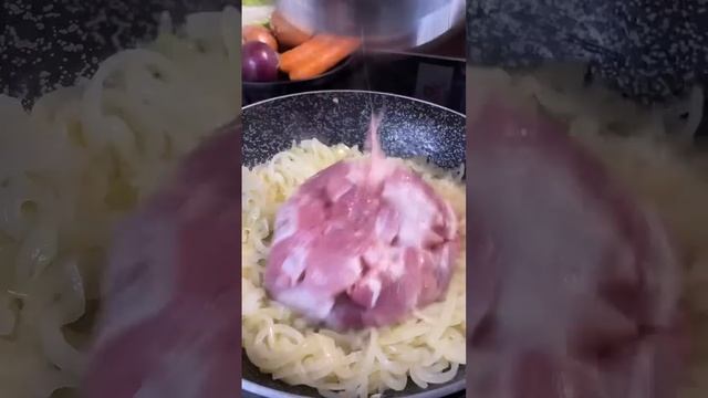 Узбекский плов на сковороде, рецепт.