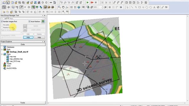 Oasis montaj - Exporting a geotiff for Google Earth, ArcMap or seismic software (Экспорт geotiff для