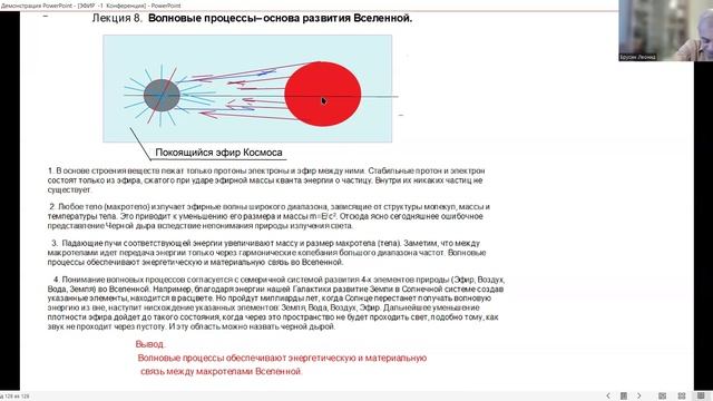 Волновые процессы-основа развития вселенной - Леонид Брусин-лекция 8-Глобальная волна