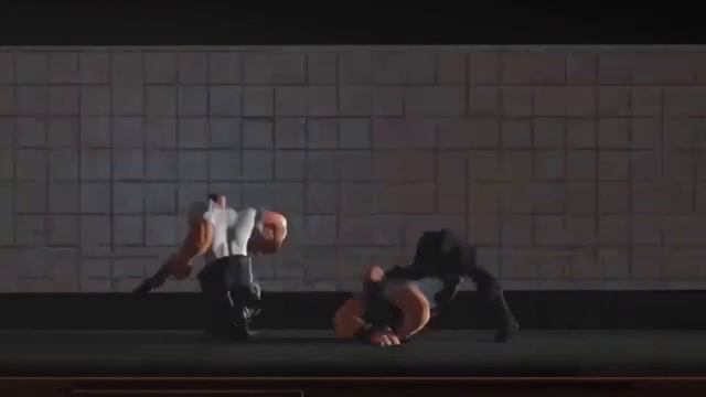 real men when they see a true monstrosity (pootis status)