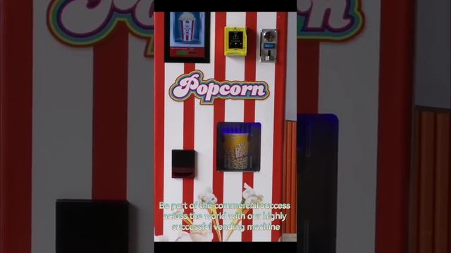 popcorn vending machine# pop n go popcorn vending machine# Hot Food Popcorn Vending Machine