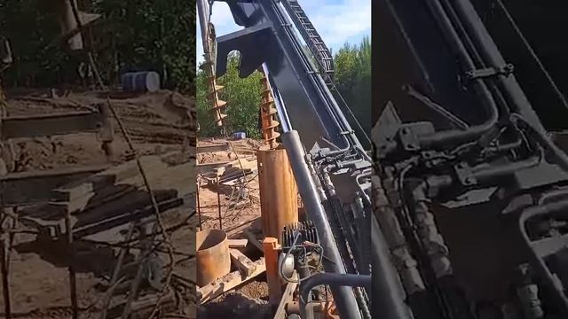 Услуги бурения тел. +7 (985) 185-77-77. Видео со строительства моста в Мудьюге