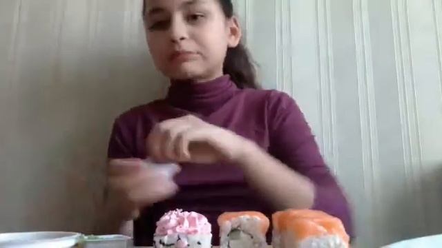 Mukbang| Rolls/Роллы🥰😍