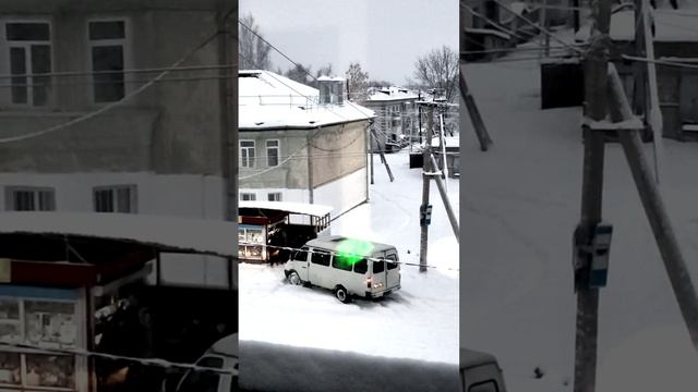 Сильные заносы в Амурской области