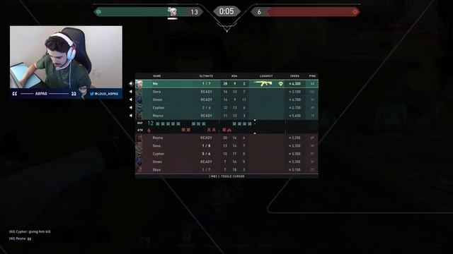 ASPAS FEZ 56KILLS EM 2 PARTIDAS! BRINCANDO DE FAZER PLAY NAS RANKED!