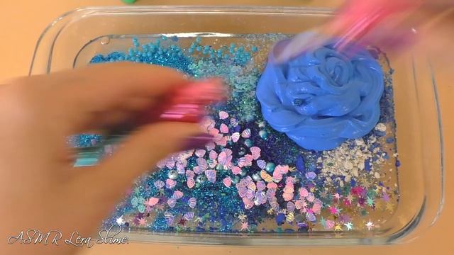 💙Голубенький слаймик.Блестки Лак💙 blue slime