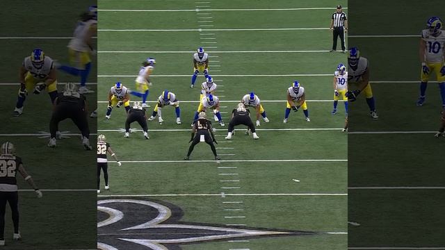 Puka Nacua catches for a 19-yard Gain vs. New Orleans Saints