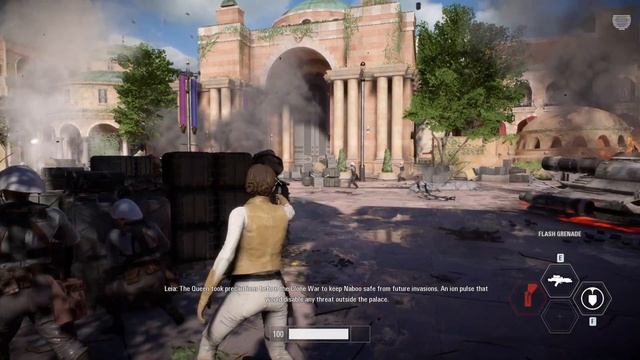 STAR WARS BATTLEFRONT 2 Gameplay Part 8 - Лея
