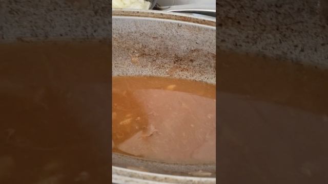 marinating for upcoming stew and pasta potatoes veal stew