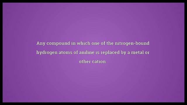Anilide Meaning