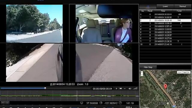 PH4 Multi Channel Dash Cam