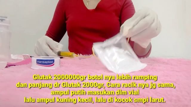 Cara meracik Glutak 2000000gr.