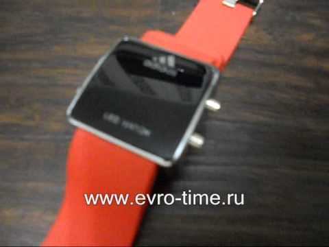 часы adidas led watch
