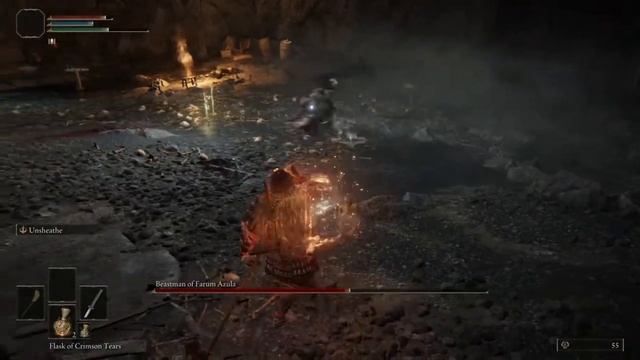 ELDEN RING Beast Man of Farum Azula boss fight