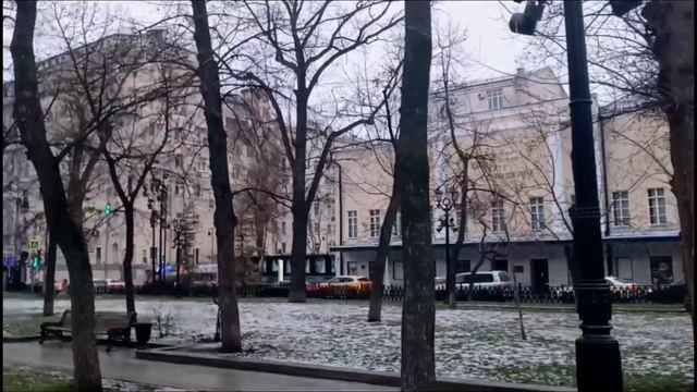 Прогулки по предновогодней Москве. По Тверскому бульвару от Пушкинской площади. Тоннели, выставка.