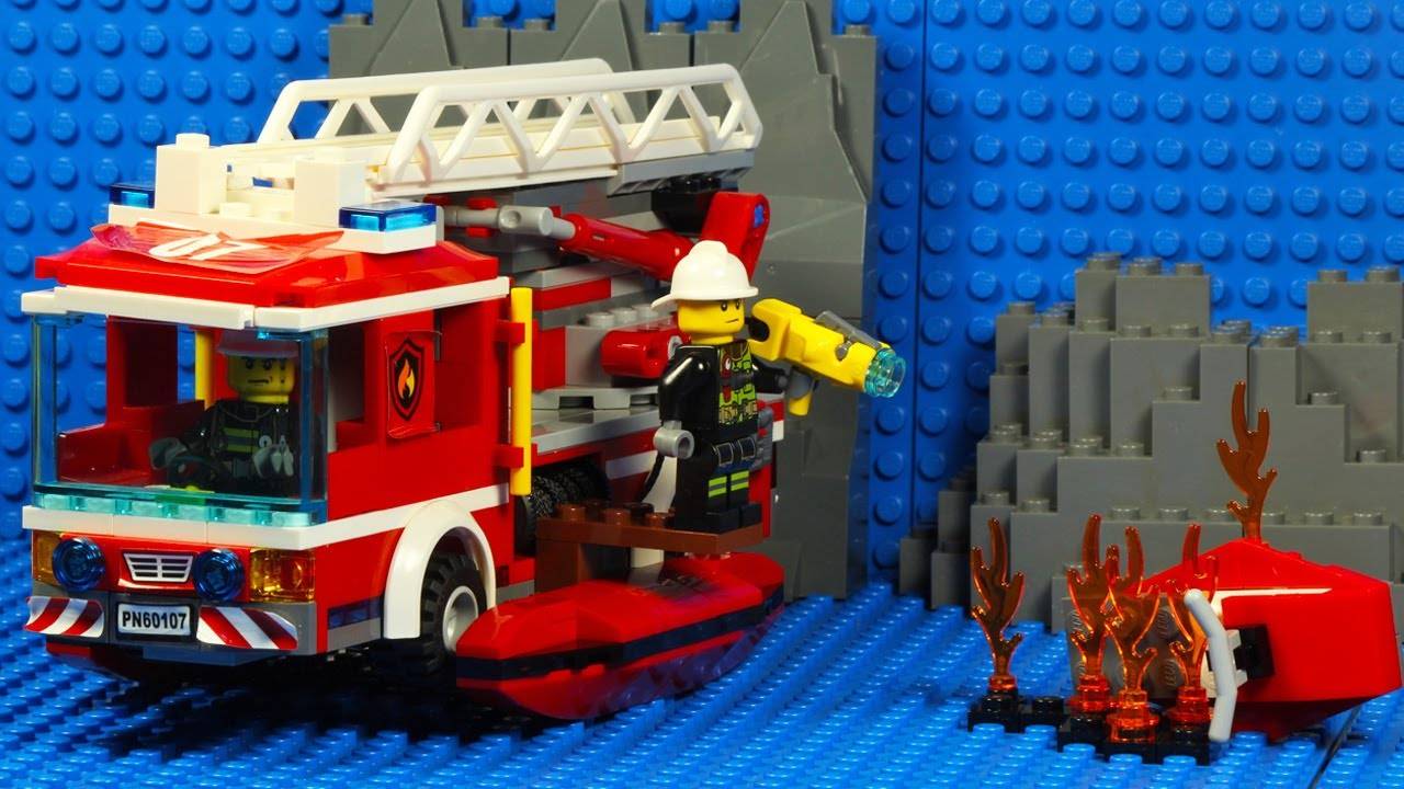 Lego City Pizza Delivery Gas Station Robbery