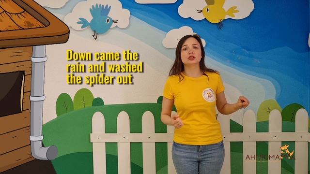 Incy Wincy spider, finger play