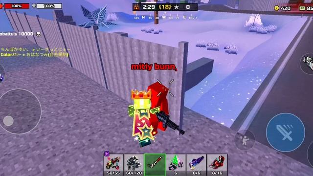 Играю в свободный режим зимой!