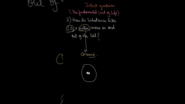 CBSE 9 |THE FUNDAMENTAL UNIT OF LIFE | HOW DOES WATER MOVE  IN A CELL??? | NCERT INTEXT QUESTIONS #