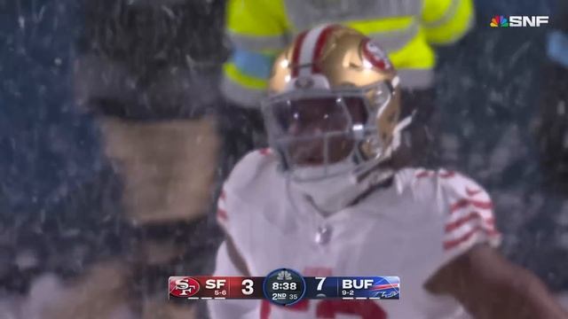65-yard TD! James Cook goes dashing through the snow for six