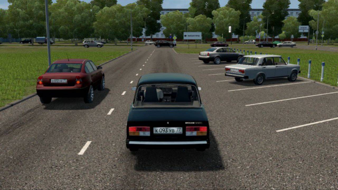 ВАЗ 2114 ЖИГА ШАШКИ ПО ГОРОДУ, ПРОСТО ЕЗДИТЬ, city car driving ( #city car driving)