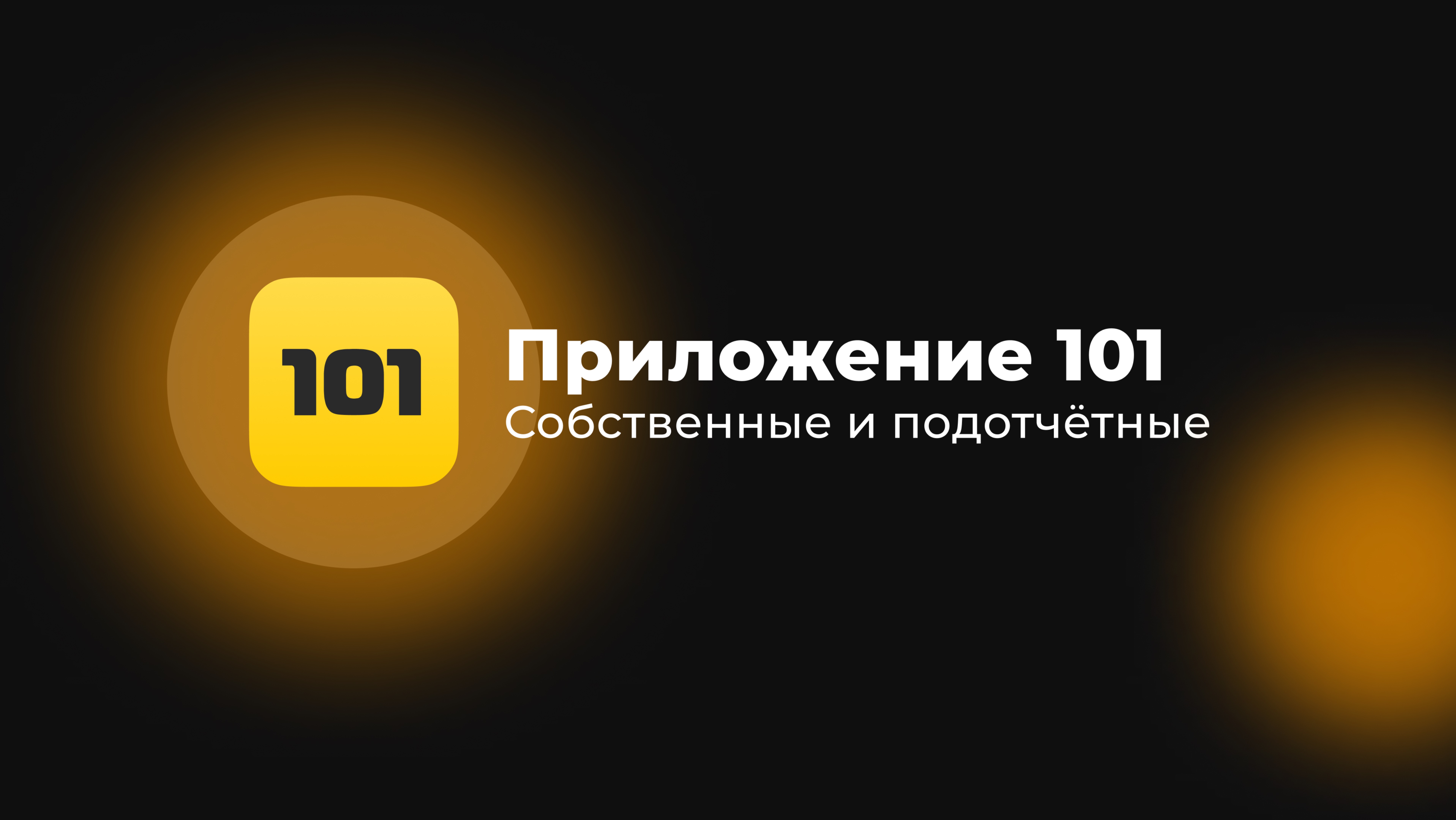 "Собственный и подотчётный балансы" в Приложении 101
