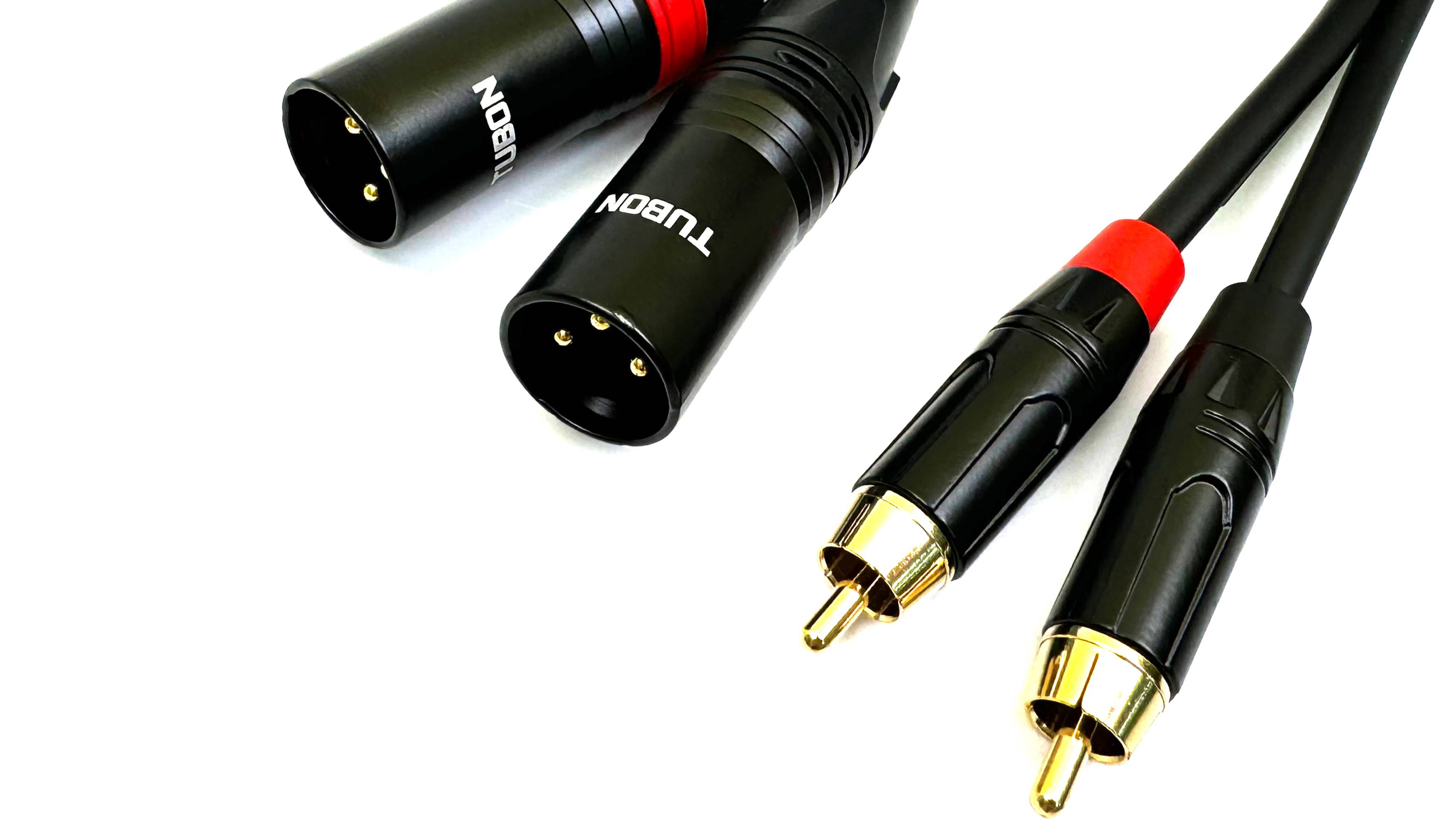 Кабель TUBON Микрофонный межблочный 2 x XLR (M) Male - 2 x RCA (M) Male OD6.0 ПВХ 2XM2R002 3м