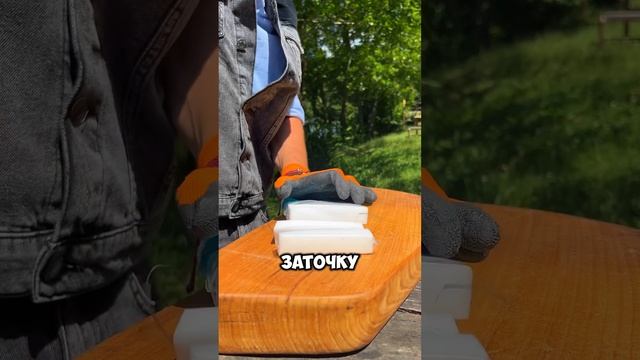 Сажаем заточку ножа на меламиновой губке. Смотри, что будет дальше!