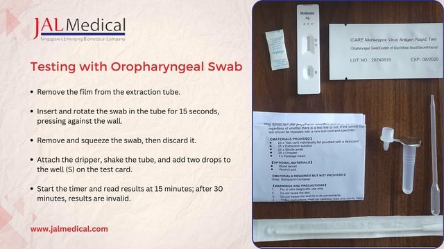 How to Use the iCARE Monkeypox Virus Antigen Rapid Test Kit