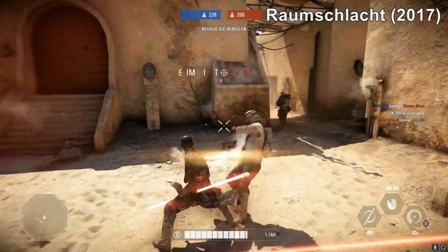 Star Wars Battlefront II 2005 Vs 2017