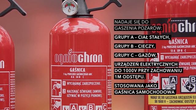 Użycie gaśnic proszkowych - SZKOLENIE Z SYMULATOREM POŻARU