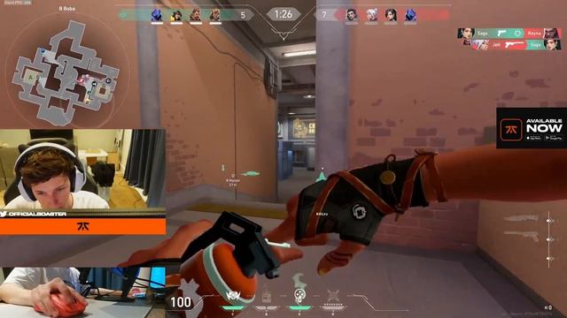 MVP! 25+ KILLS! SUNSET! FNATIC BOASTER RAZE VALORANT RANKED GAMEPLAY [Full Match VOD]