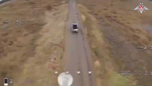 Уничтожение трех пикапов ВСУ расчетами FPV-дронов