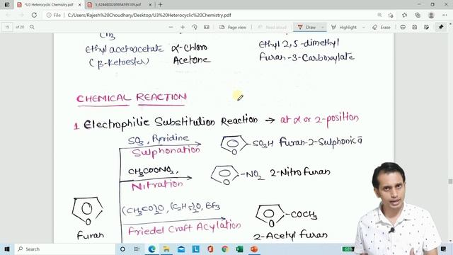 Furan Organic Chemistry: Structure, Synthesis, Chemical Reactions, and Medicinal Uses of Furan