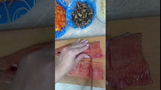 Горбуша + Лук + Сыр = Рецепт  #shorts, #рецепты, #рецепты простые, #рецепты быстрые