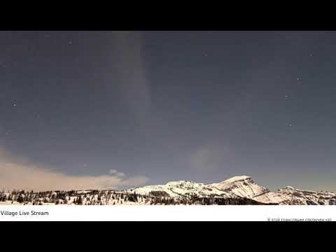 Небо ночью интересное# Банф Саншайн Виллидж,Канада